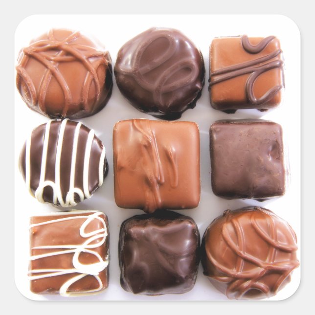 Stickers Chocolats Assortis (Devant)