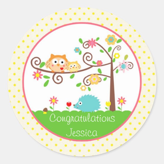 Stickers Chouette d'arbre (Devant)