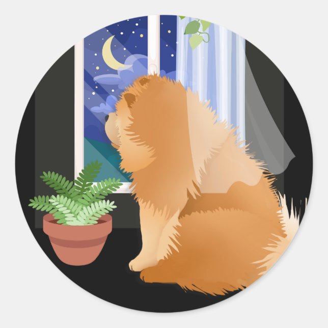 Stickers Chow 2 tailles (Devant)