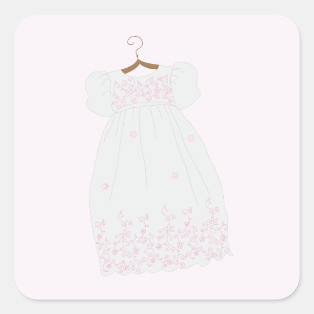 Stickers Christening Gown (Devant)
