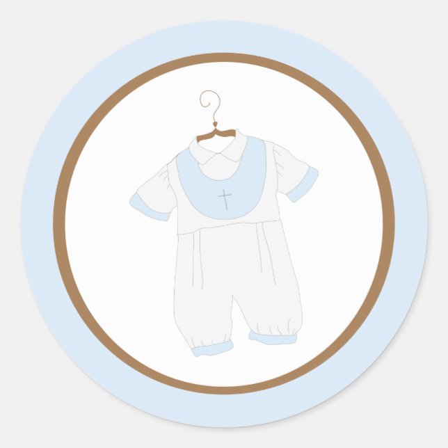 Stickers Christening Gown (Devant)