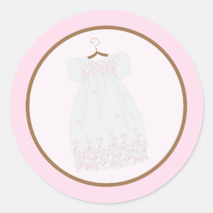 Stickers Christening Gown