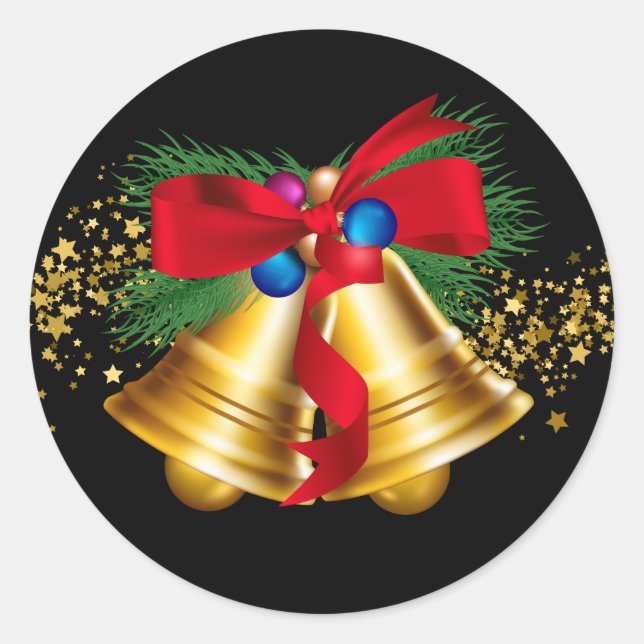 Stickers Christmas Bells (Devant)