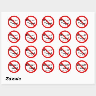 Stickers cible de boycott