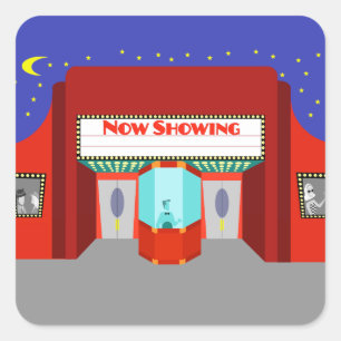 Stickers cinéma rétro