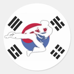 Stickers Circulaire Tae Kwon Do