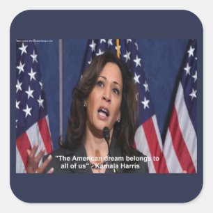 Stickers Citation Kamala Harris & American Dream
