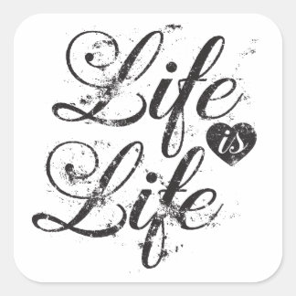 Stickers Citation Vintage sur la vie