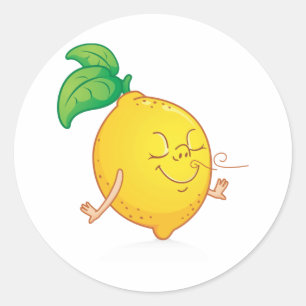 Stickers citron de dessin