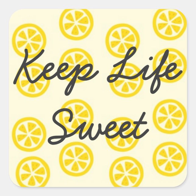 Stickers citron doux (Devant)