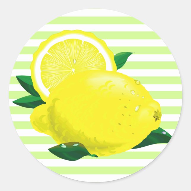 Stickers citrons juteux (Devant)
