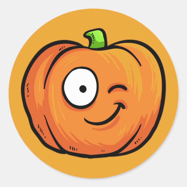 stickers Citrouille Halloween 4 (Devant)