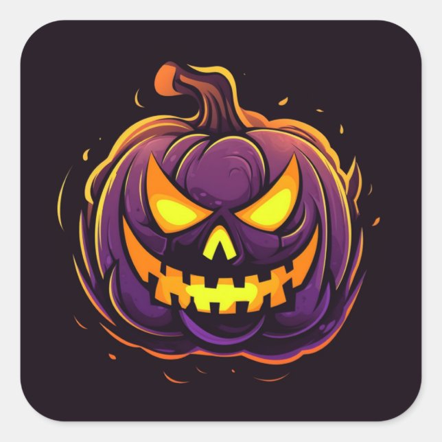 Stickers Citrouilles d'Halloween (Devant)