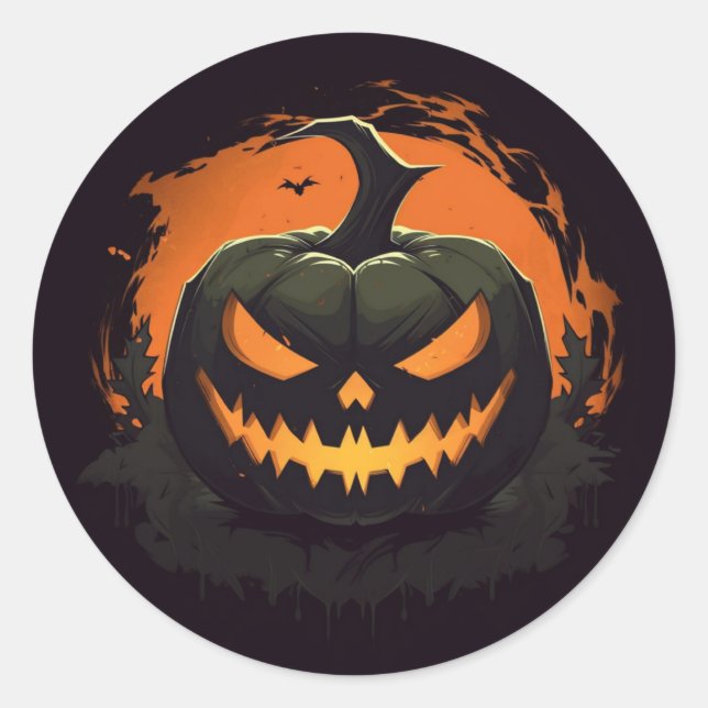 Stickers Citrouilles d'Halloween (Devant)