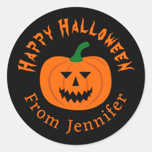 Stickers Citrouilles Halloween heureux
