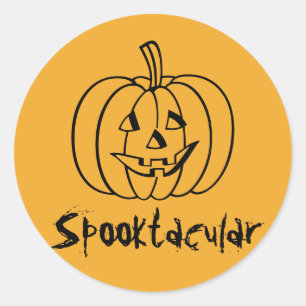 Stickers Citrouilles Spooktacular par RoseWrites
