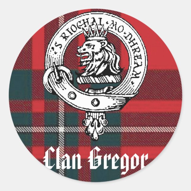 Stickers Clan Gregor (Devant)