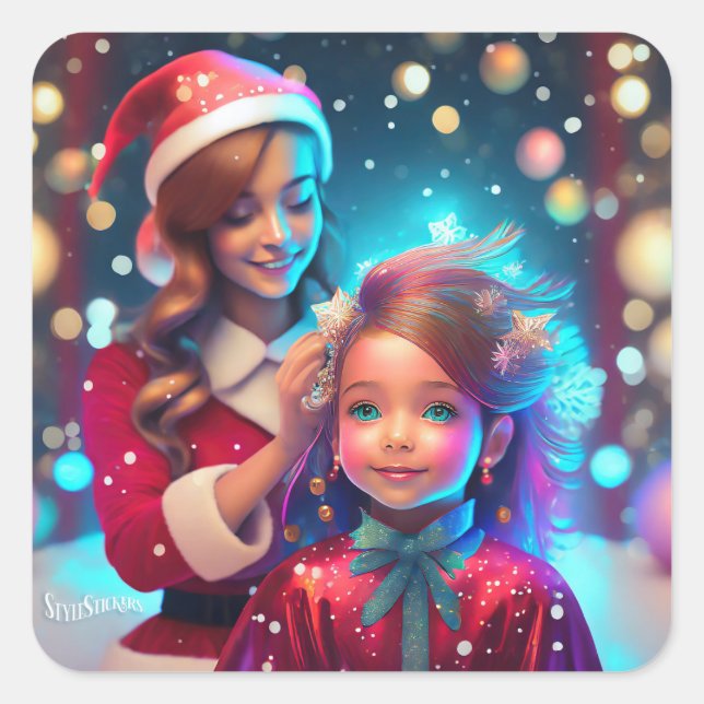 Stickers Classic Carré Round Corner (Devant)