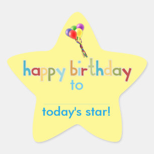 Stickers Classroom Anniversaire Star