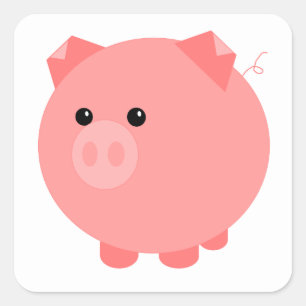 Stickers Cochon Cute Chubby