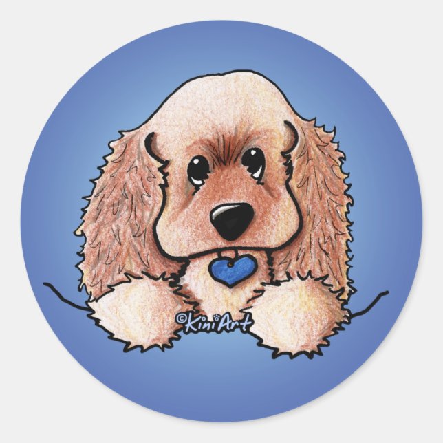 Stickers Cocker Spaniel (Devant)