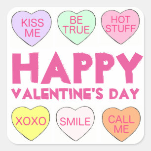 Stickers Coeur de bonbons Heureuses Saintes-Valent