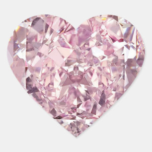 Stickers Coeur Diamant Bubblegum