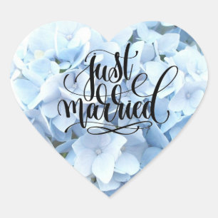 Stickers Coeur Hydrangea