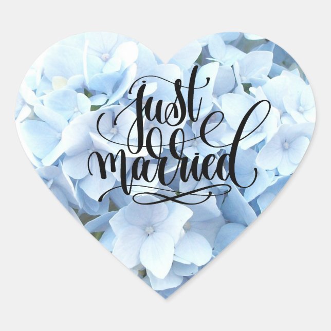 Stickers Coeur Hydrangea (Devant)