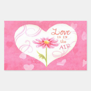 Stickers Coeur L'amour est dans l'air