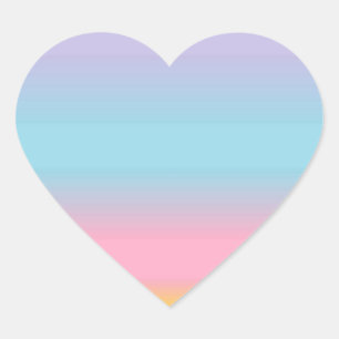 Stickers Coeur Pastel