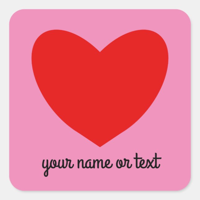 Stickers Coeur Rouge #1 (Devant)