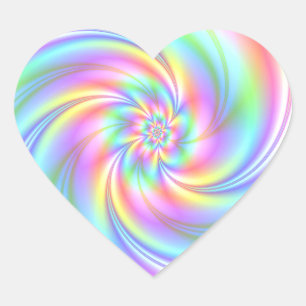 Stickers Coeur Starry Girl Rose Twirl