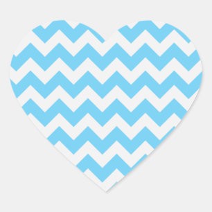 Stickers Coeur tendance Chevron