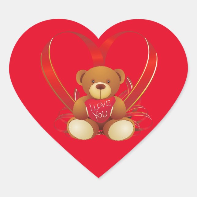 Stickers Coeur Valentine (Devant)