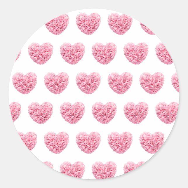 Stickers Coeurs roses (Devant)