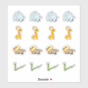 Stickers Collection Savanna africaine Kiss-Cut