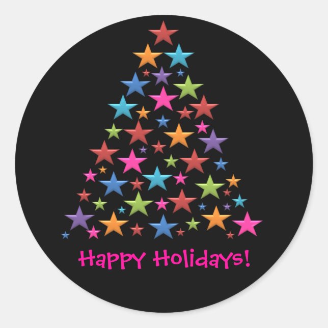 Stickers colorés Bon Arc-en-ciel (Devant)