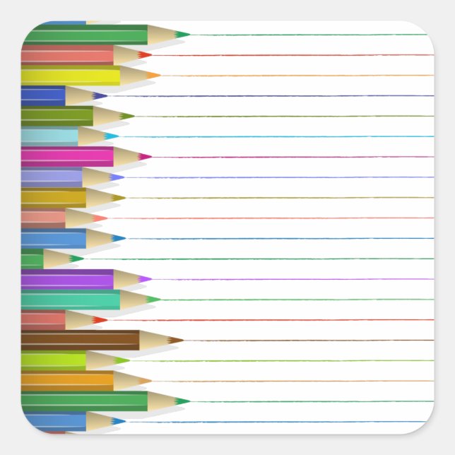 Stickers - Coloured Pencils (Front)