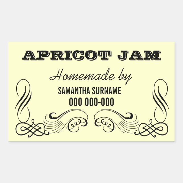 stickers confiture maison (Devant)