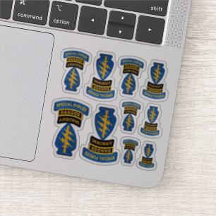 Stickers Contour Berets verts des forces spéciales