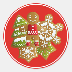 Stickers Cookies de Noël