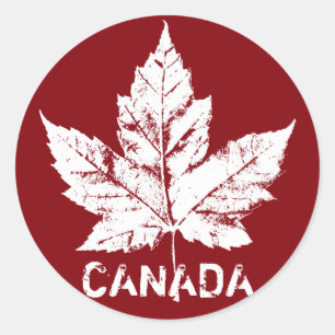 Stickers cool Canada Stickers Souvenir Feuille d'é