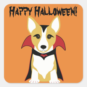 Stickers Corgi Vampire