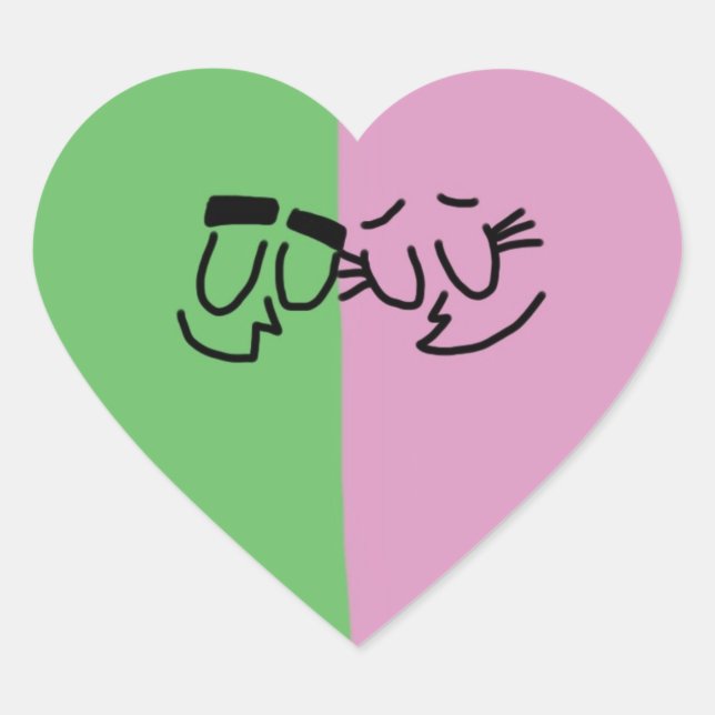 Stickers Cosmo et Wanda Heart (Devant)