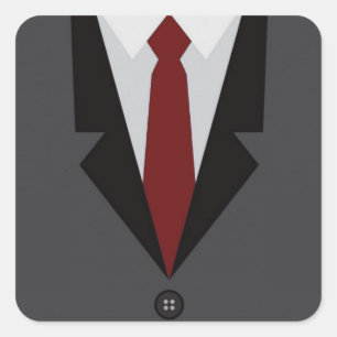 Stickers Costume gris