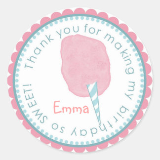 stickers Cotton Candy - rose et bleu