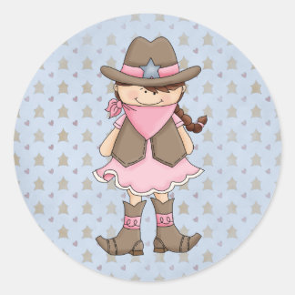 Stickers Country Cowpoke Fun Cowgirl