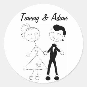 Stickers Couple des années 1950