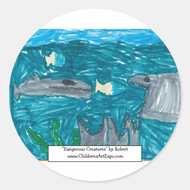 Stickers "Créatures dangereuses" (Devant)